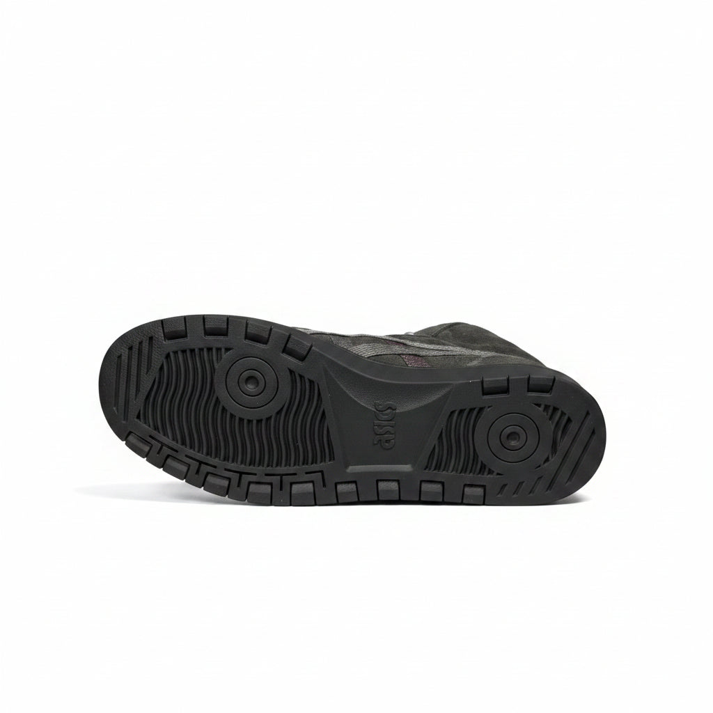 black shoe sole on white background