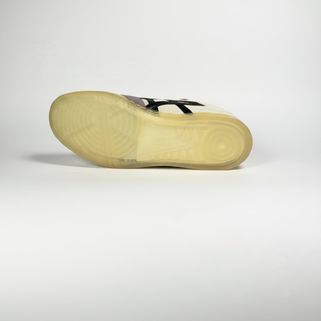 clear gum Sole of a sneaker on a white background
