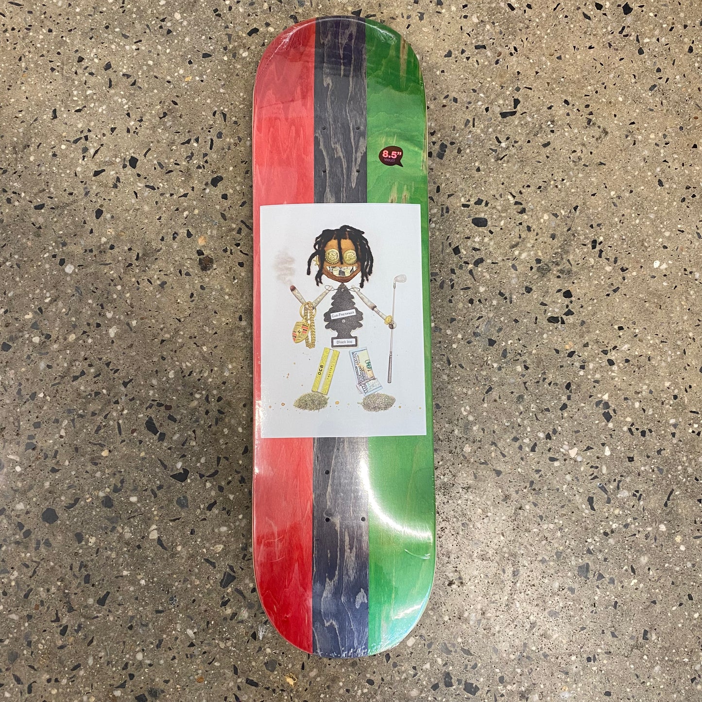 It's Violet Kader Trash Doll Skateboard Deck - Africa