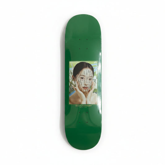 green deck on white background