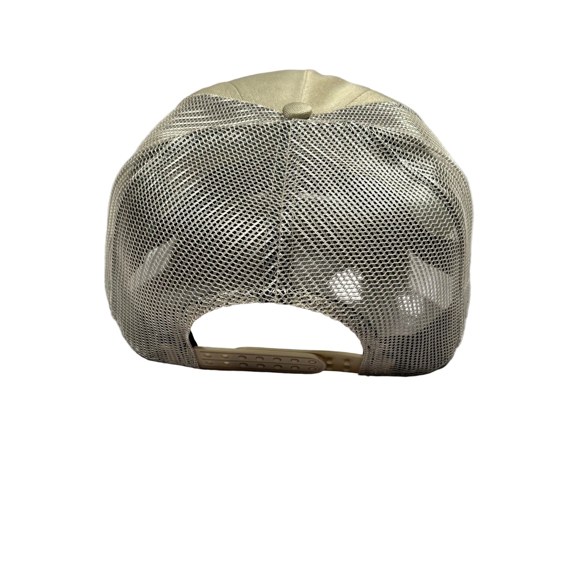 rear view of Mesh cap on a white surface
