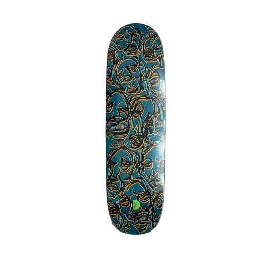 saiz graphic on shaped deck