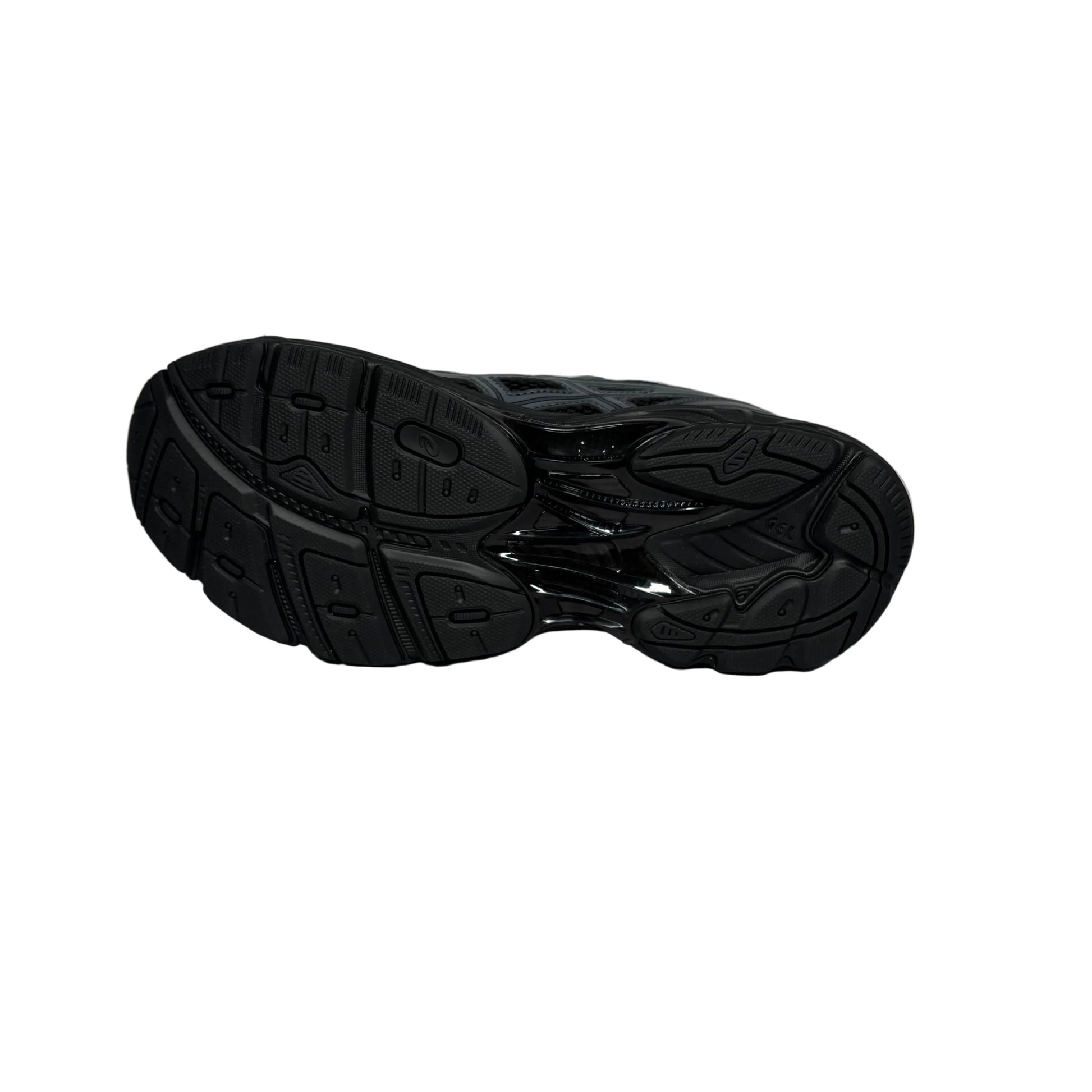Black shoe sole on a white background