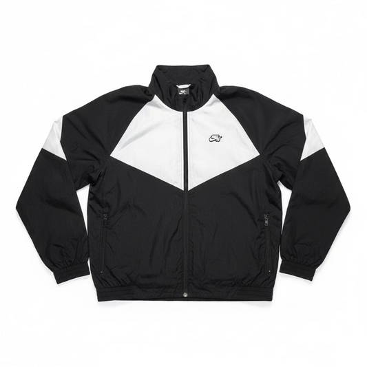 Black and white mock neck zip jacket from Nike SB