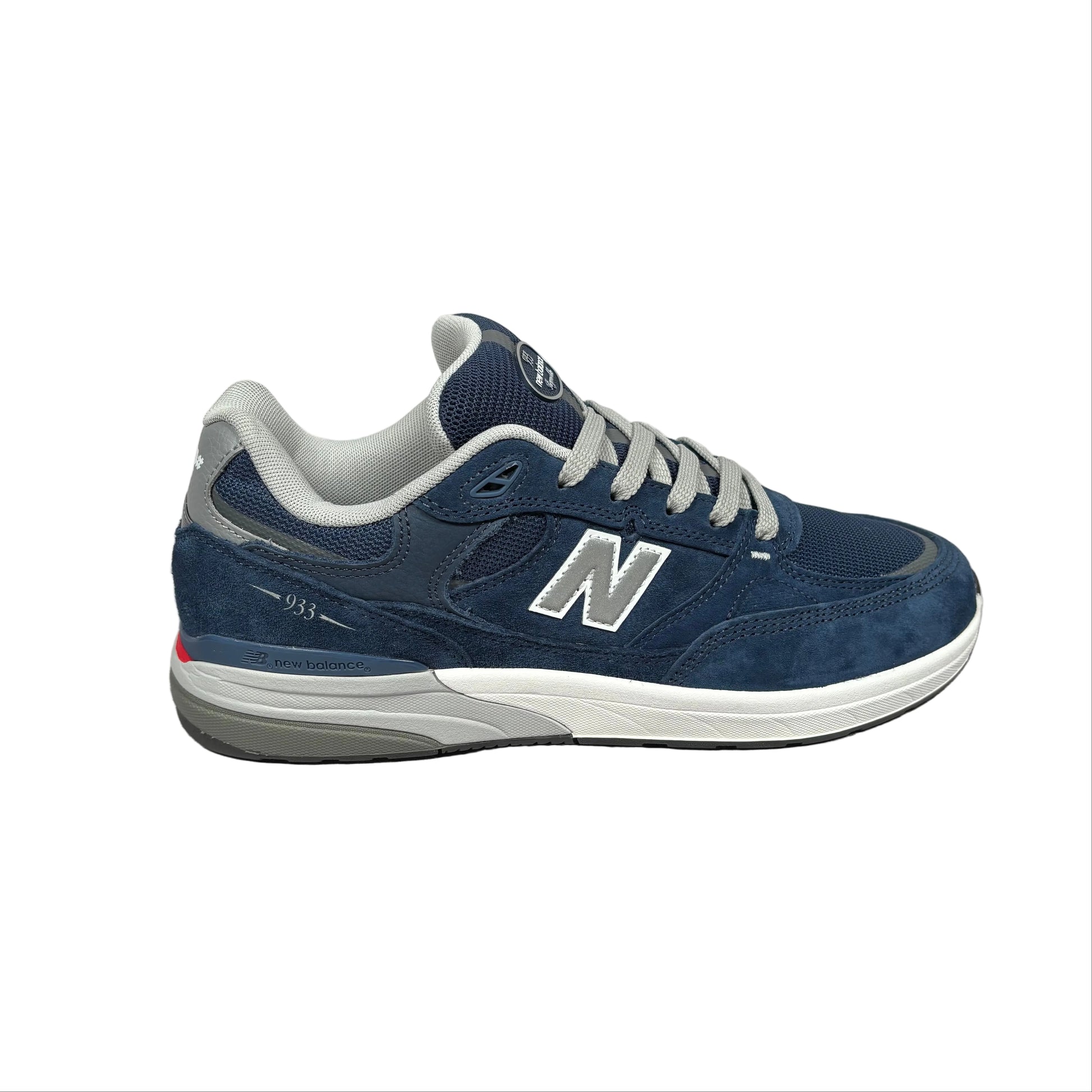 side view of avy new balance numeric sneaker