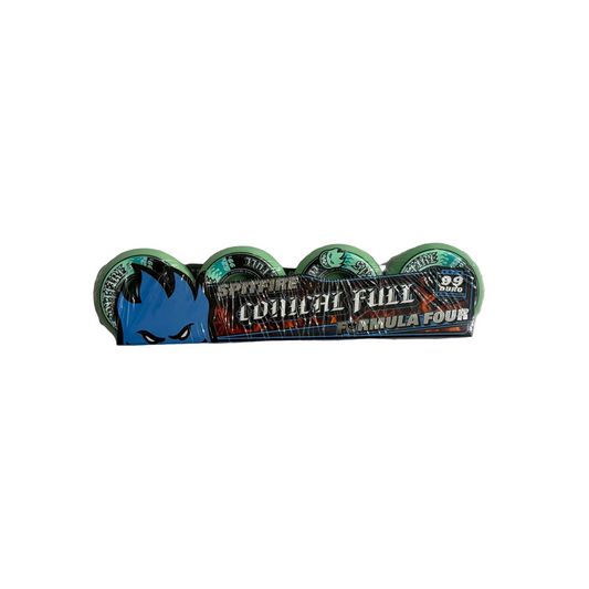 teal spitfire conical full wheels packaged horizontally