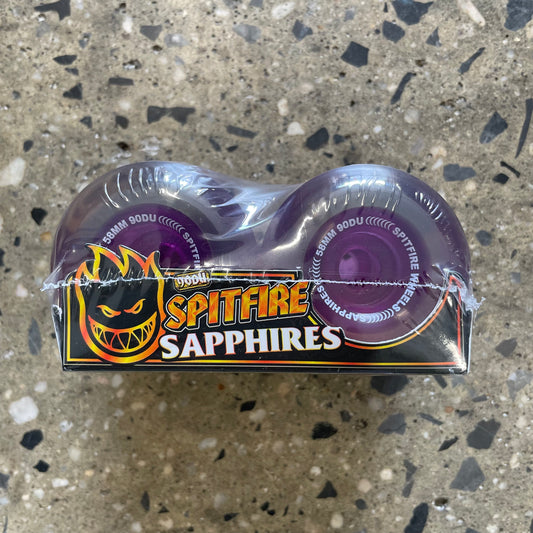 Spitfire Sapphire Wheels 90D - Clear Purple
