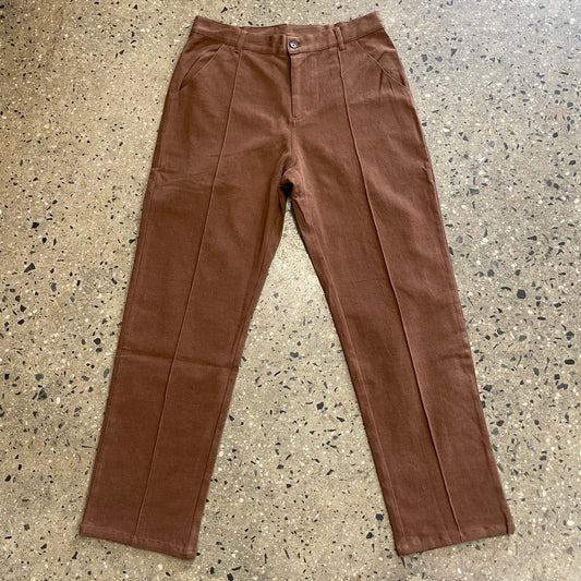Sex Hippies Stitched Crease Work Pants - Chestnut