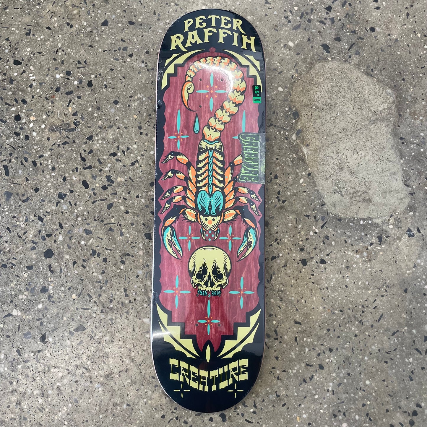 Creature Peter Raffin Take Warning Skateboard Deck