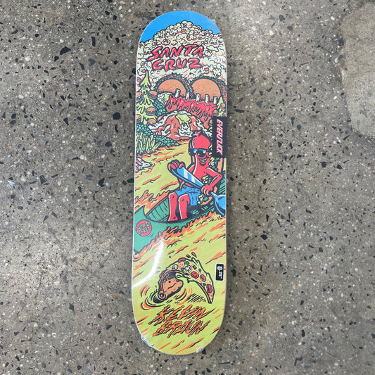 Santa Cruz Kevin Braun River of Snax Everslick Skateboard Deck