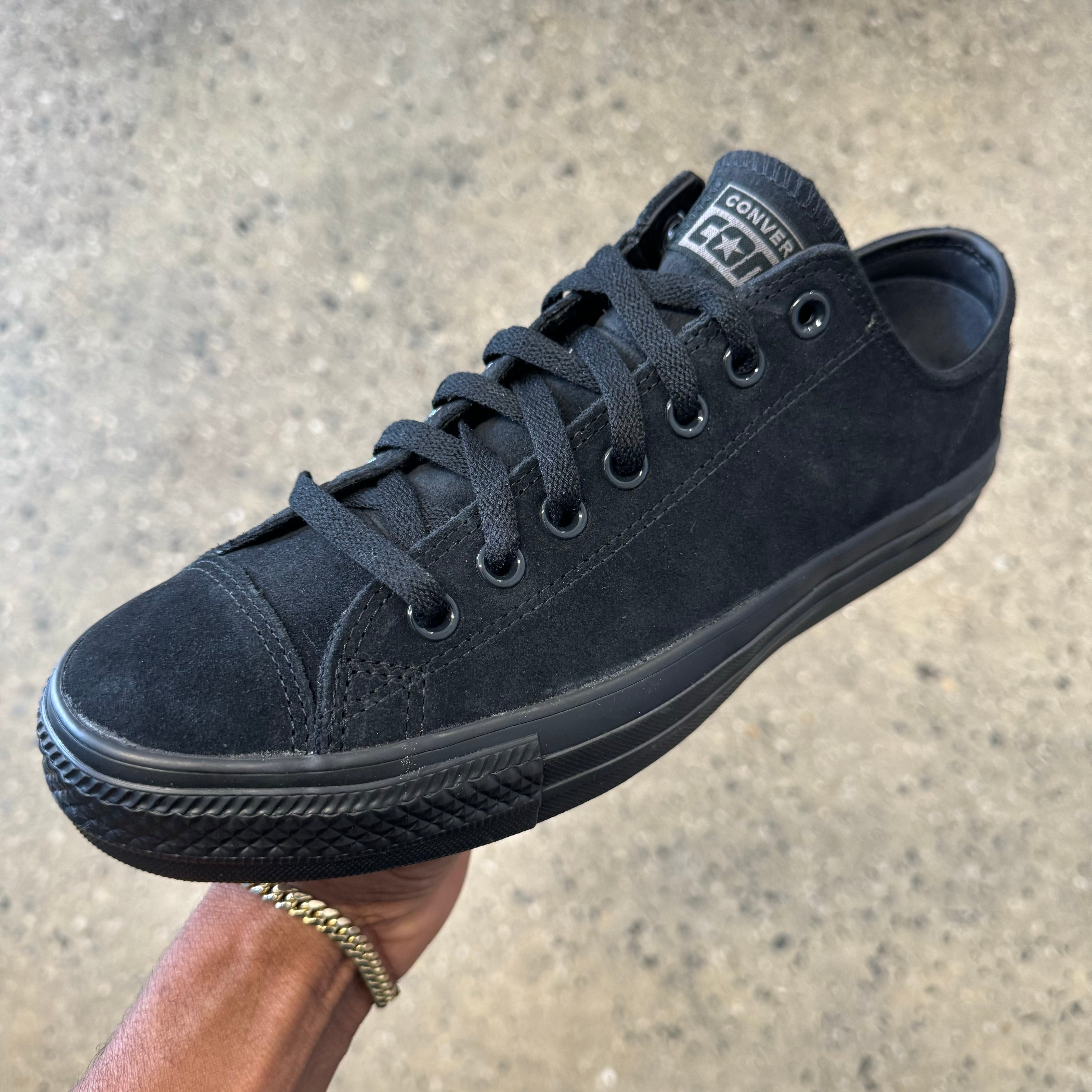 Converse CTAS Pro Ox Black Black Black Labor Skateboard Shop