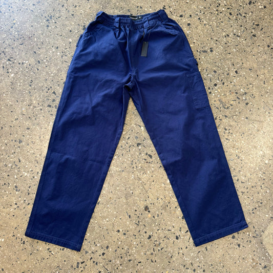 navy blue ripstop carpenter pants