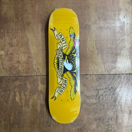 Yellow classi eagle deck on hi tech DBX deck