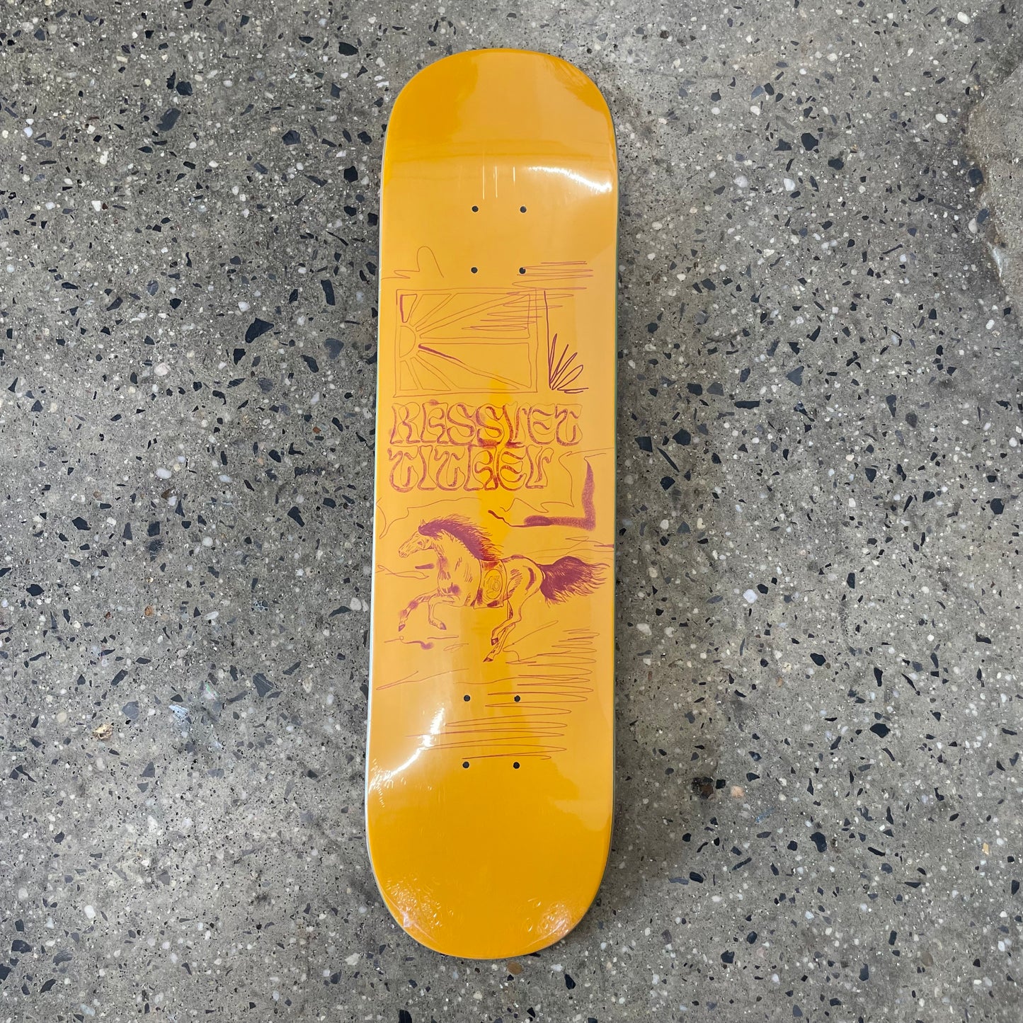 Rassvet Tolya Titaev Skateboard Deck - Yellow