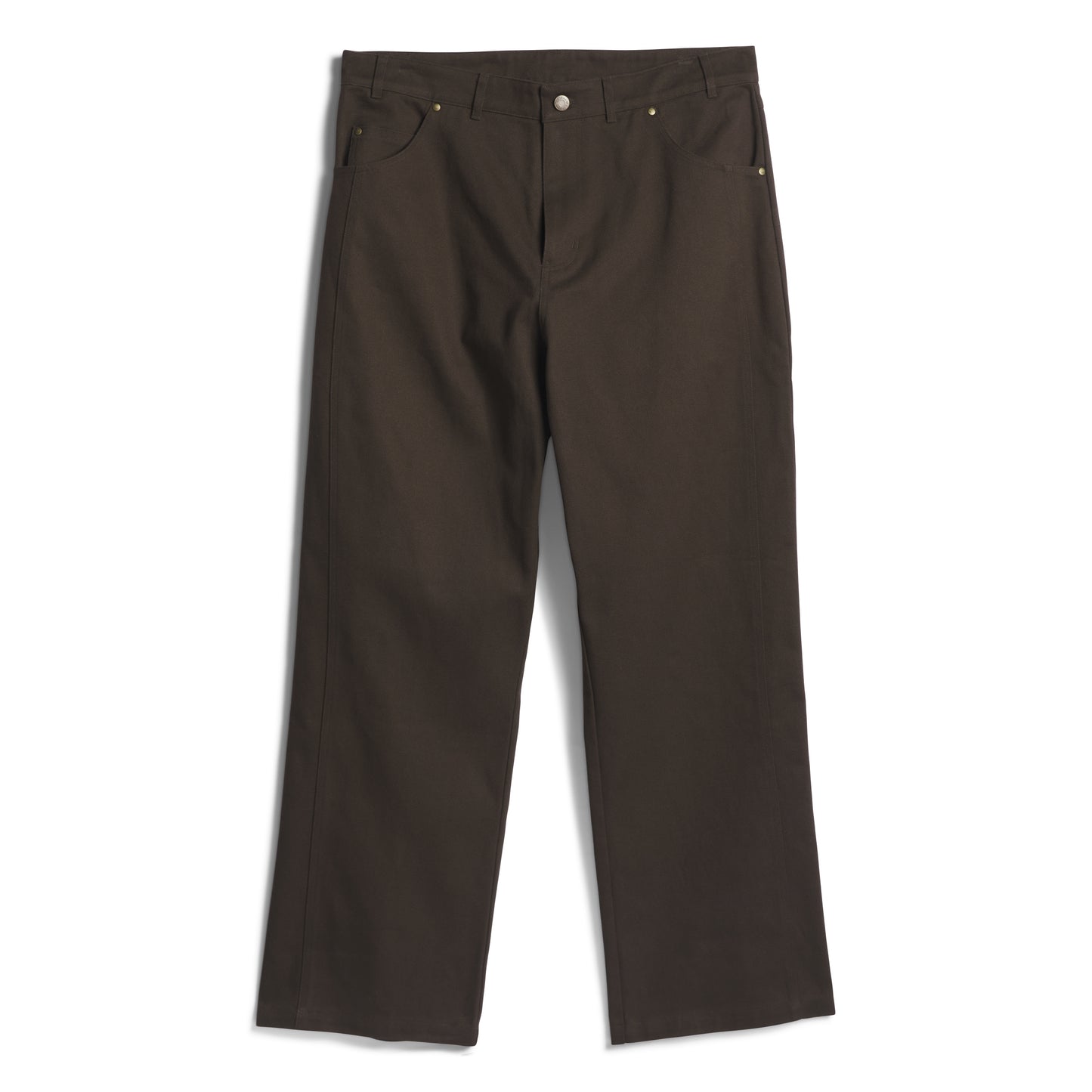Brown pants on a white background