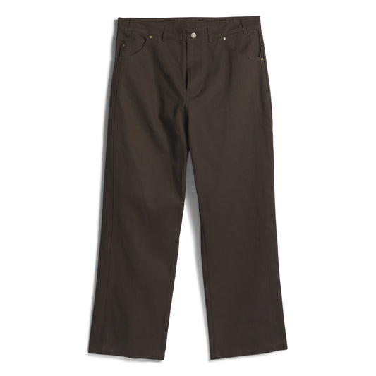 Brown pants on a white background