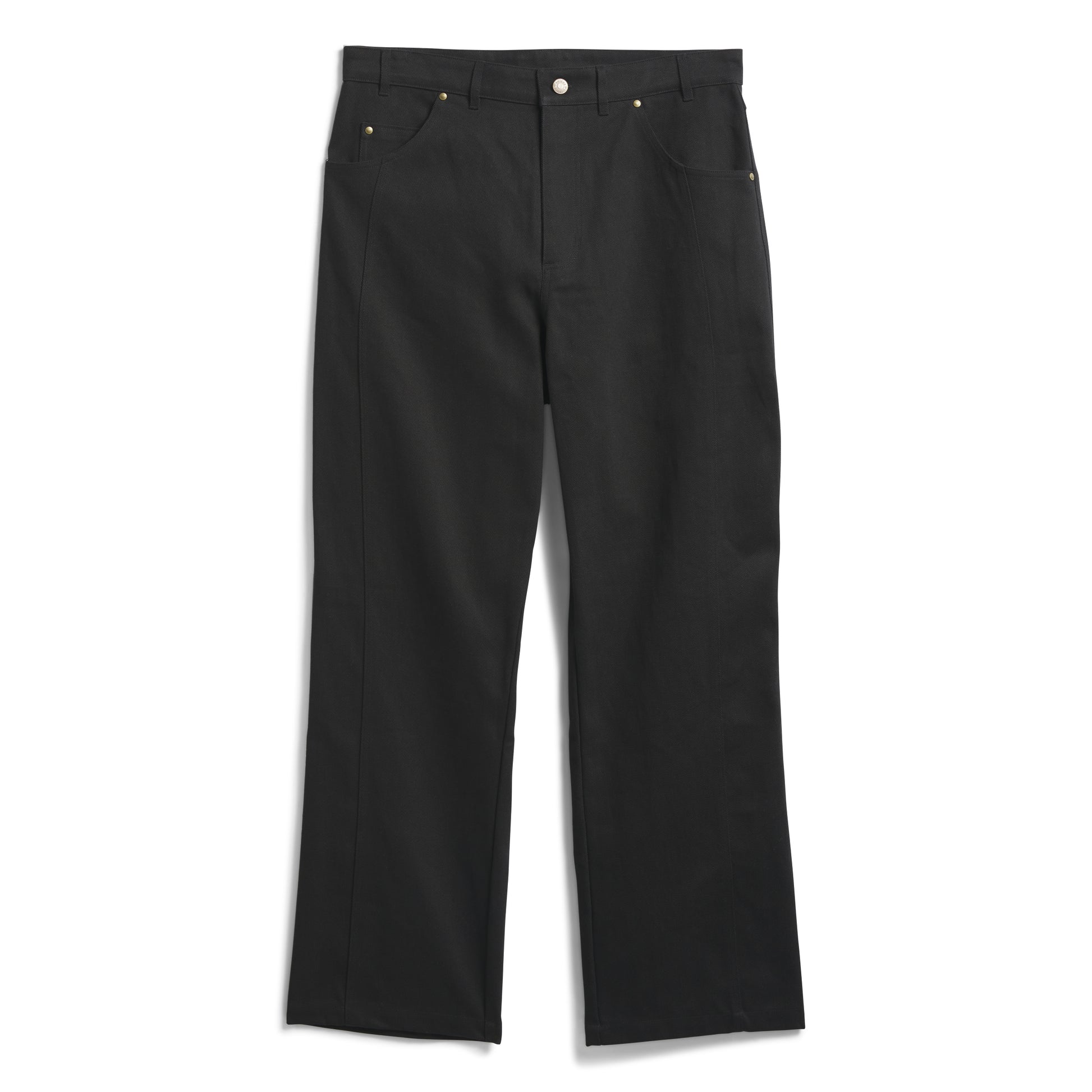 Black pants on a white background