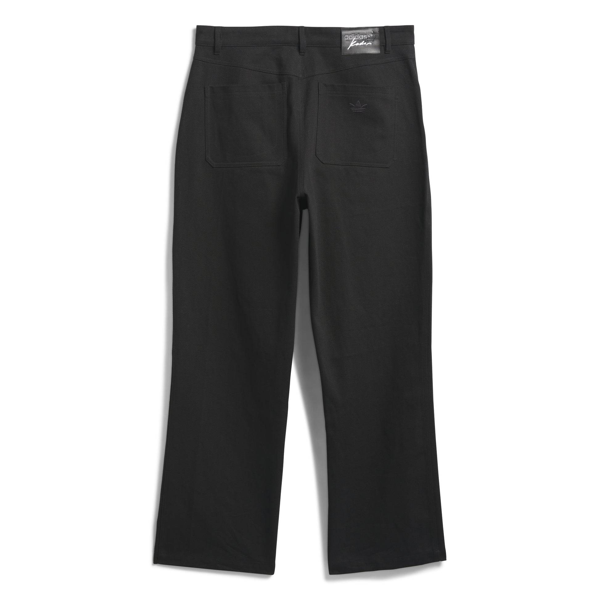 Black pants on a white background