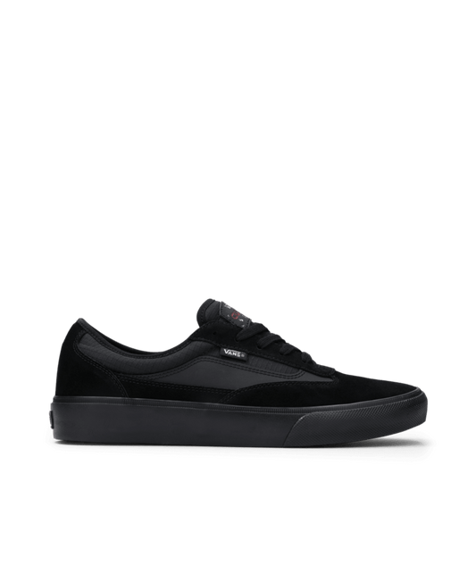 Black sneaker on a white background