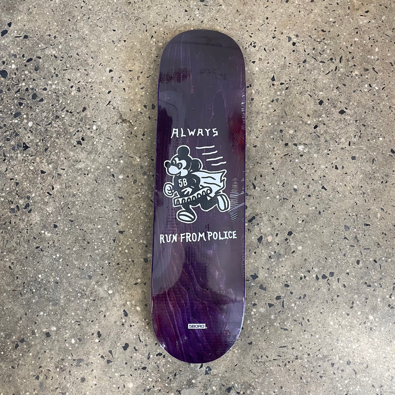 5boro Always Run Skateboard Deck - Labor Skateboard Shop