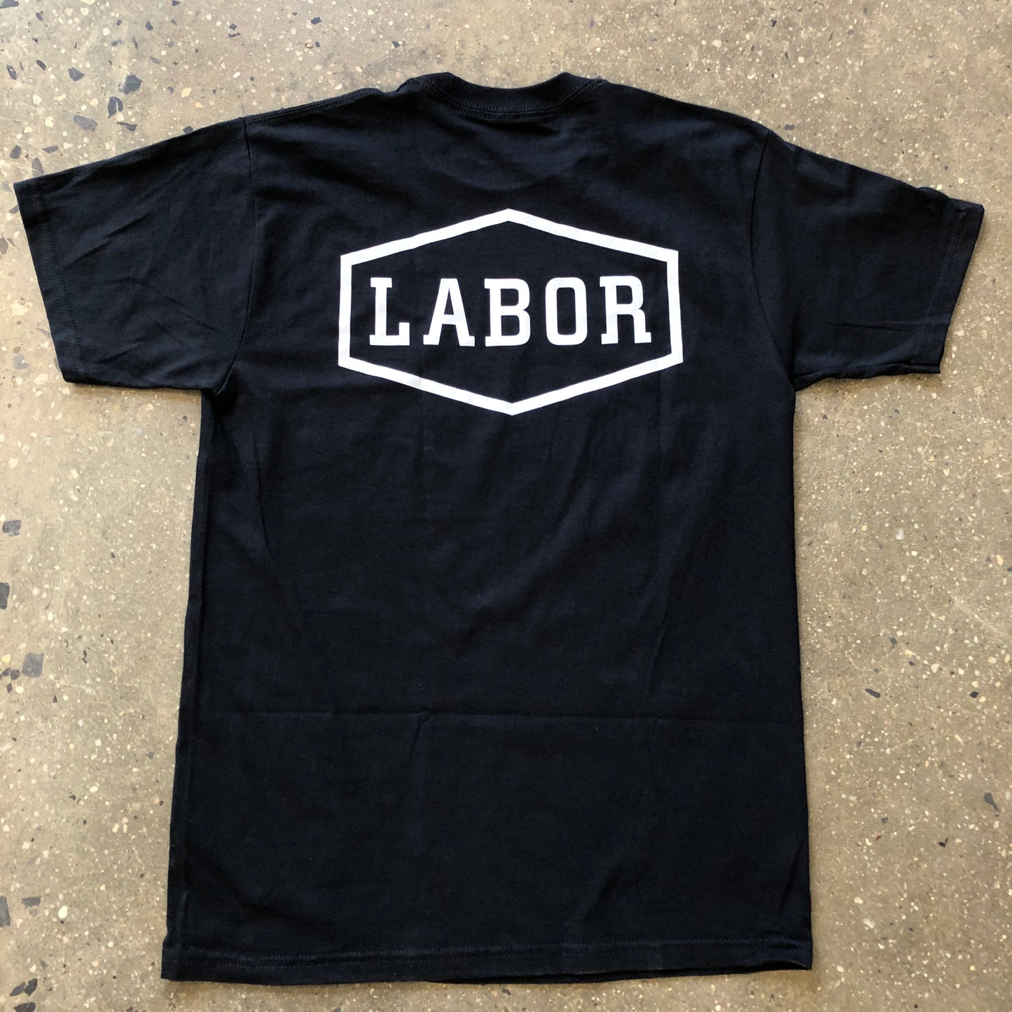Labor Crest Logo T-Shirt - Black