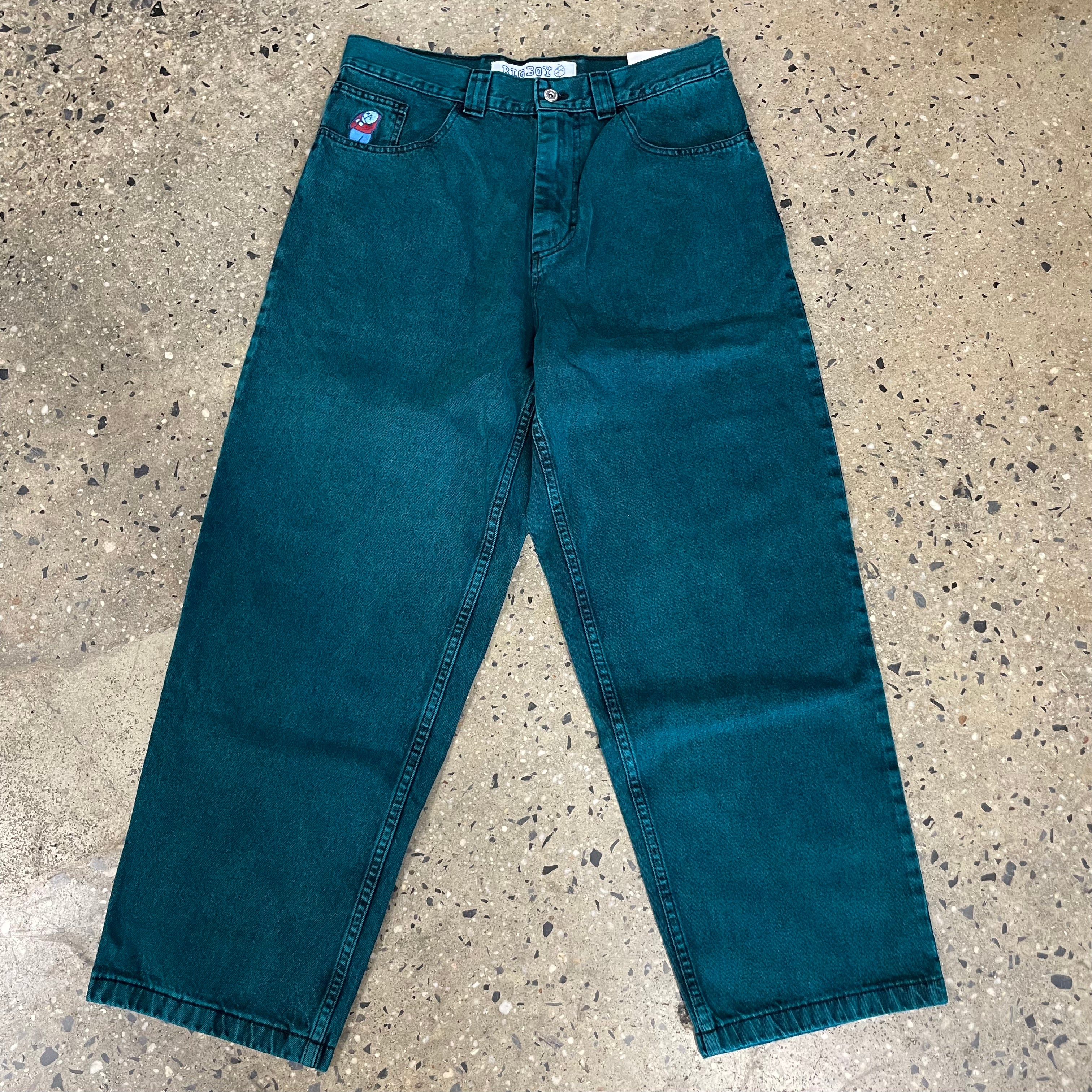 Polar Skate Co. Big Boy Jeans - Teal/Black