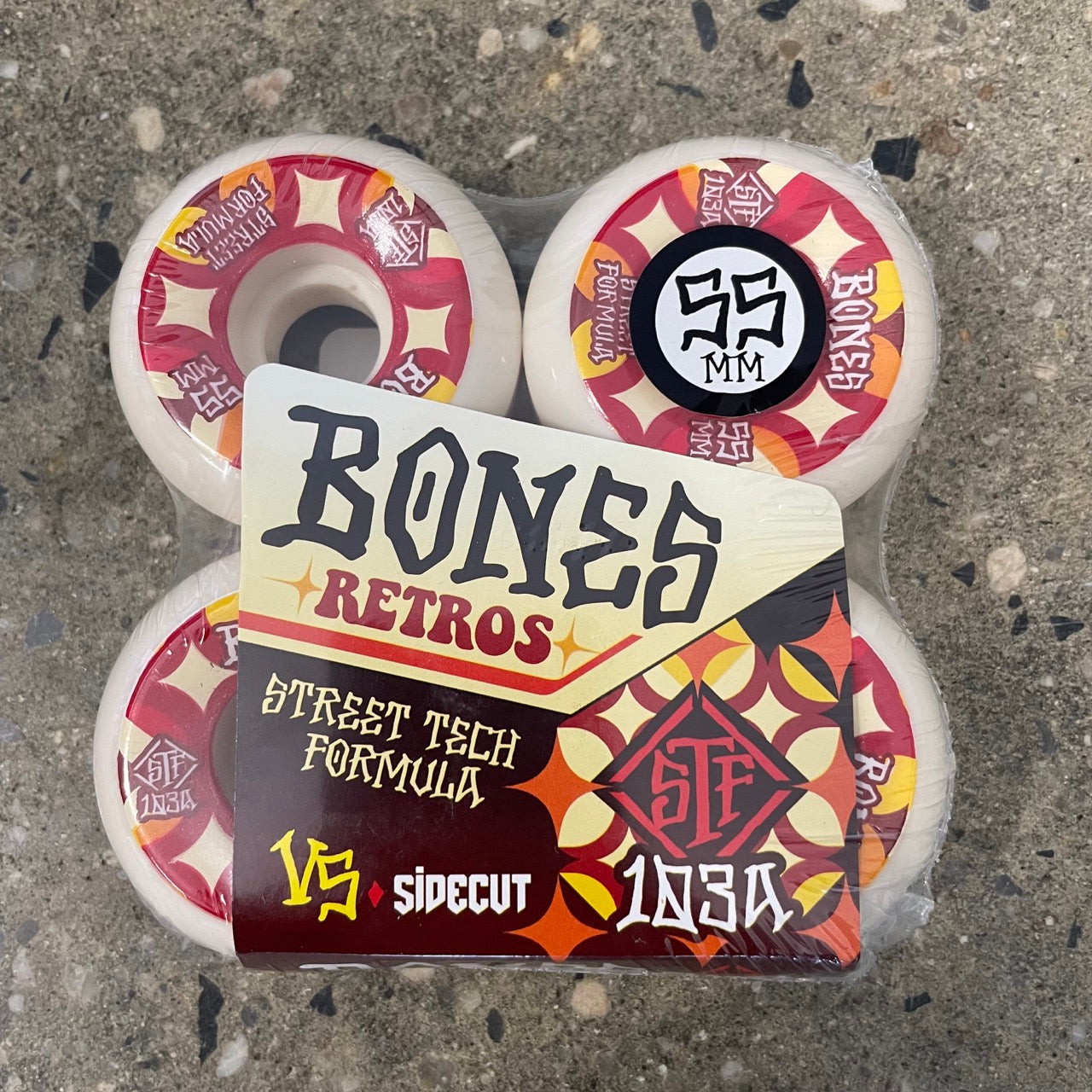 Bones Retros V5 Sidecut STF Wheels 103a