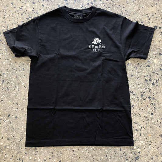 5boro Rose T-Shirt - Black