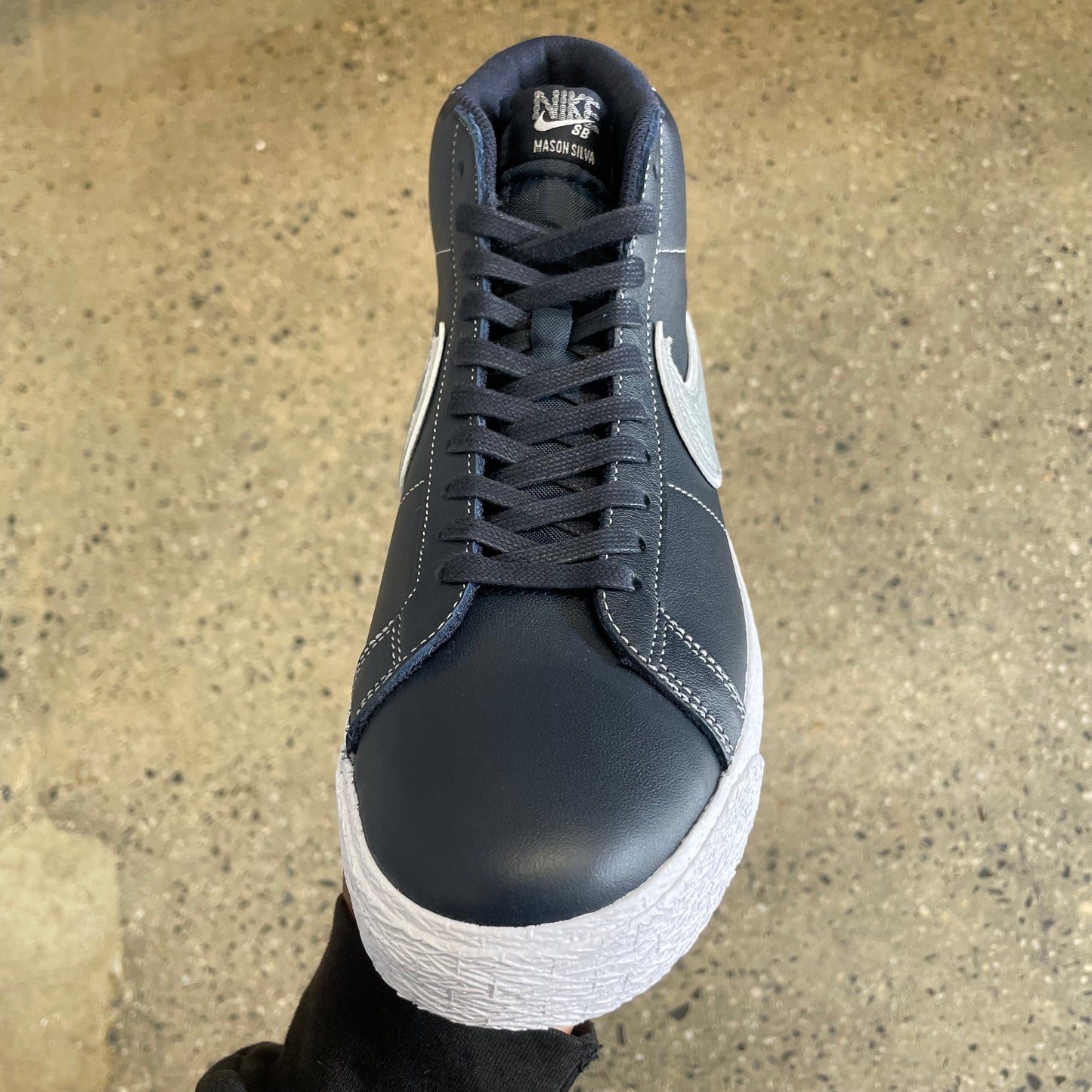 Nike SB Blazer Mid MS QS - Blackened Blue/Wolf Grey