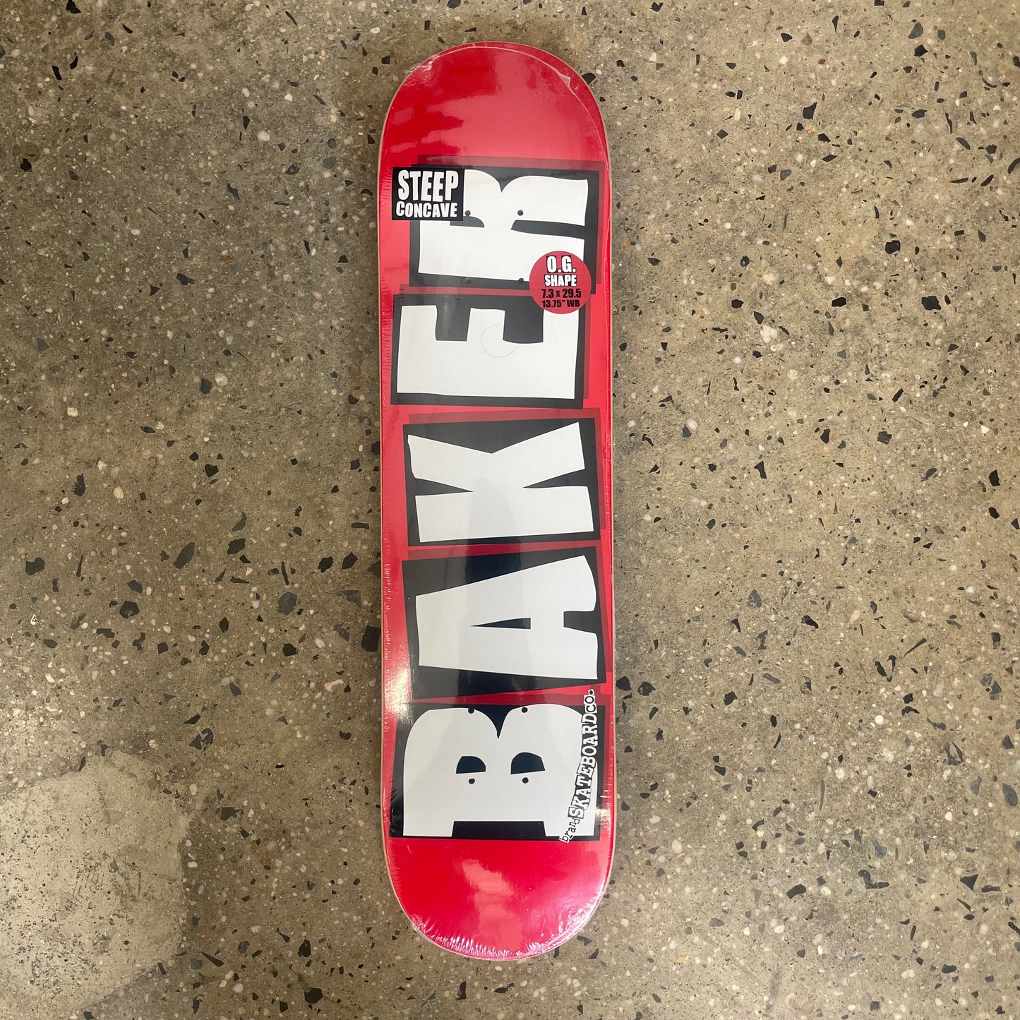 Baker Brand Logo Mini Skateboard Deck - White