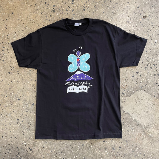 Strawberry Hill Philosophy Butterfly T-shirt - Black