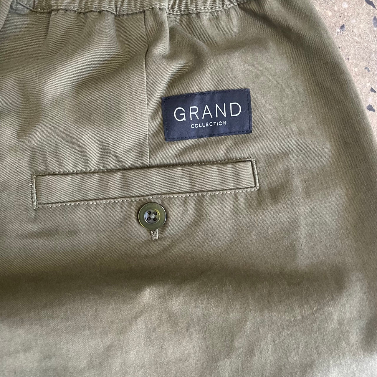 Grand Cotton Pants - Olive
