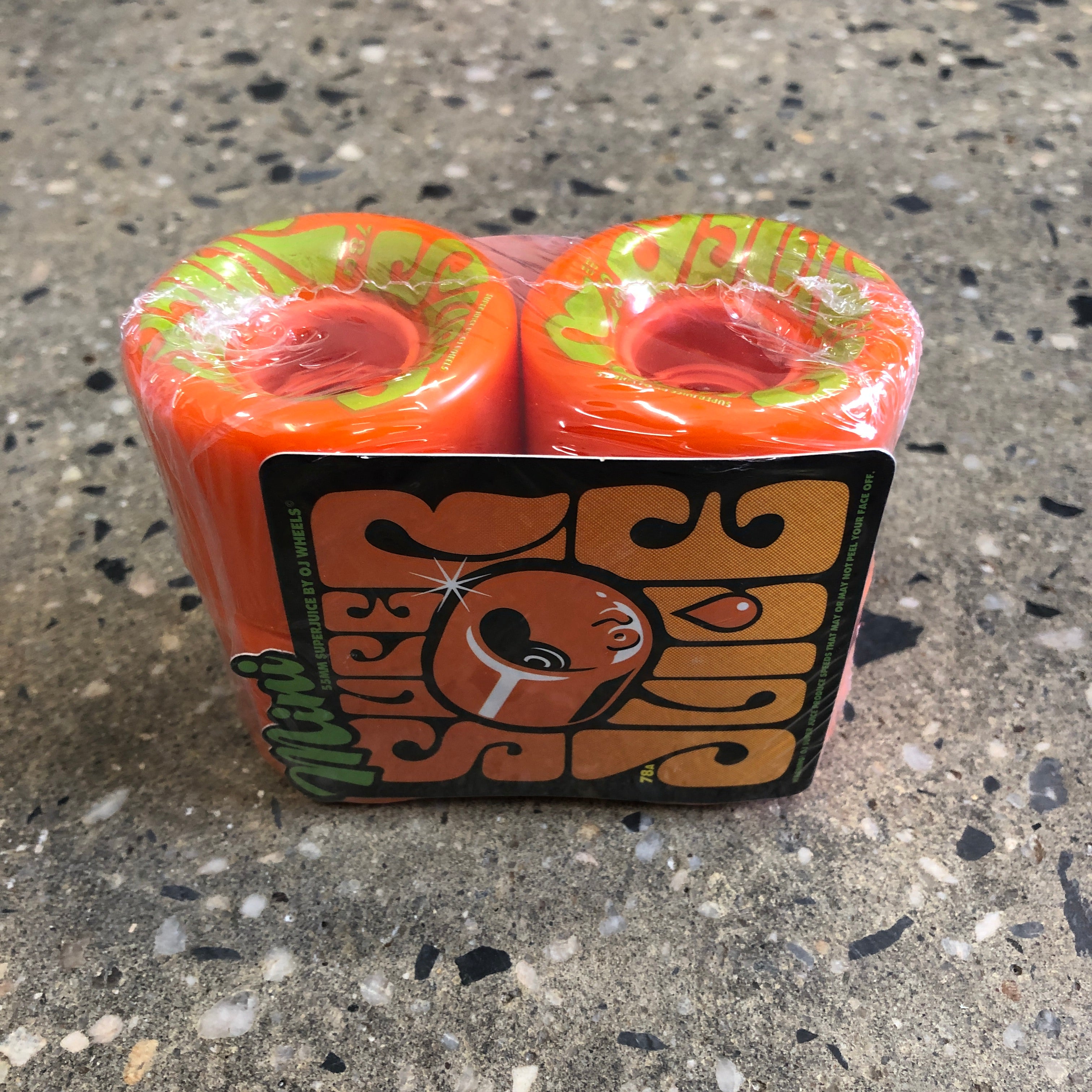 OJ Wheels Super Juice Mini 78a - Orange Green - Labor Skateboard Shop