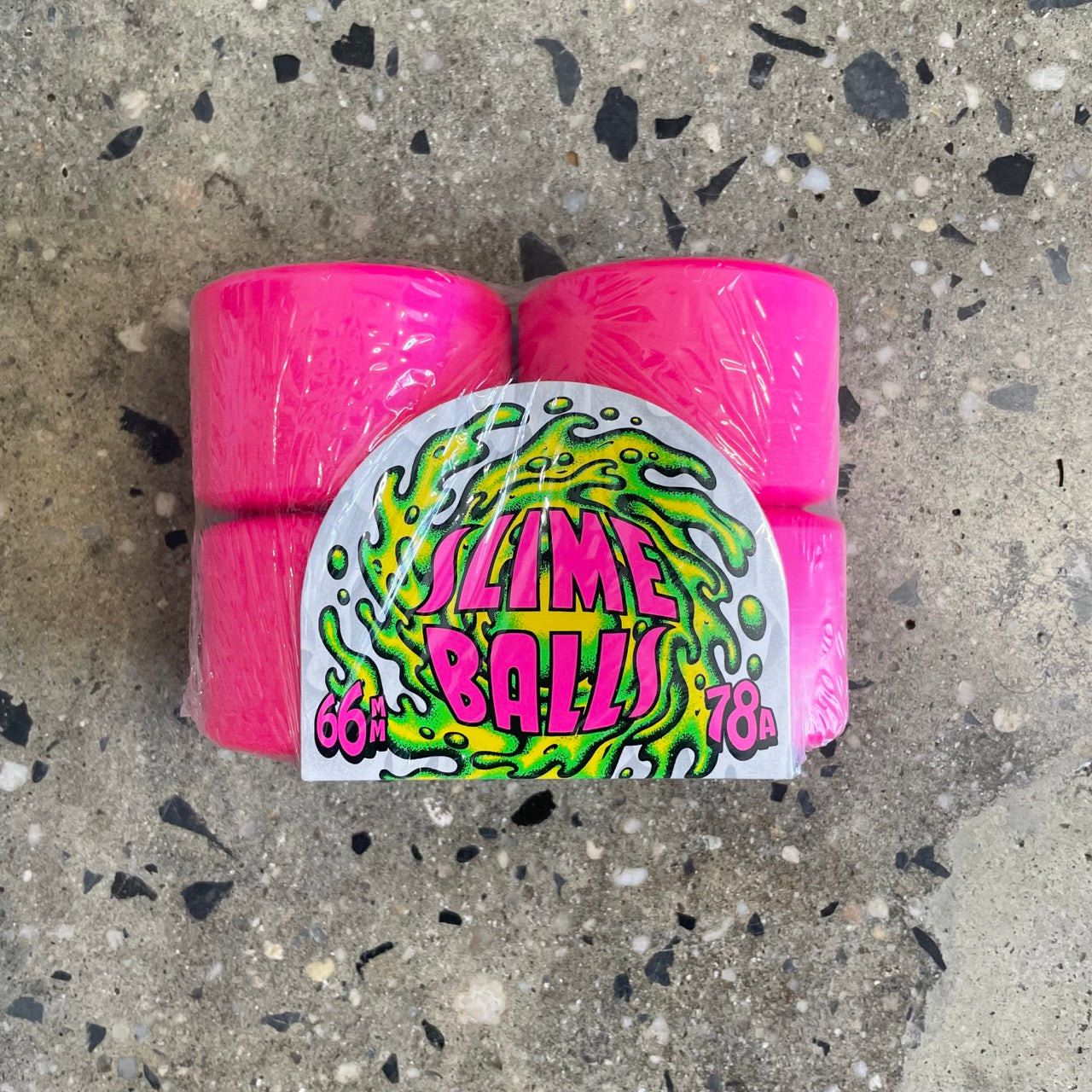 Slime Balls OG Slime Wheels 78A - Pink - Labor Skateboard Shop