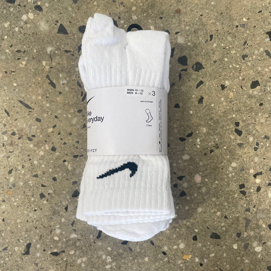 Nike SB Everyday Dri-Fit Socks (3-Pack) - White