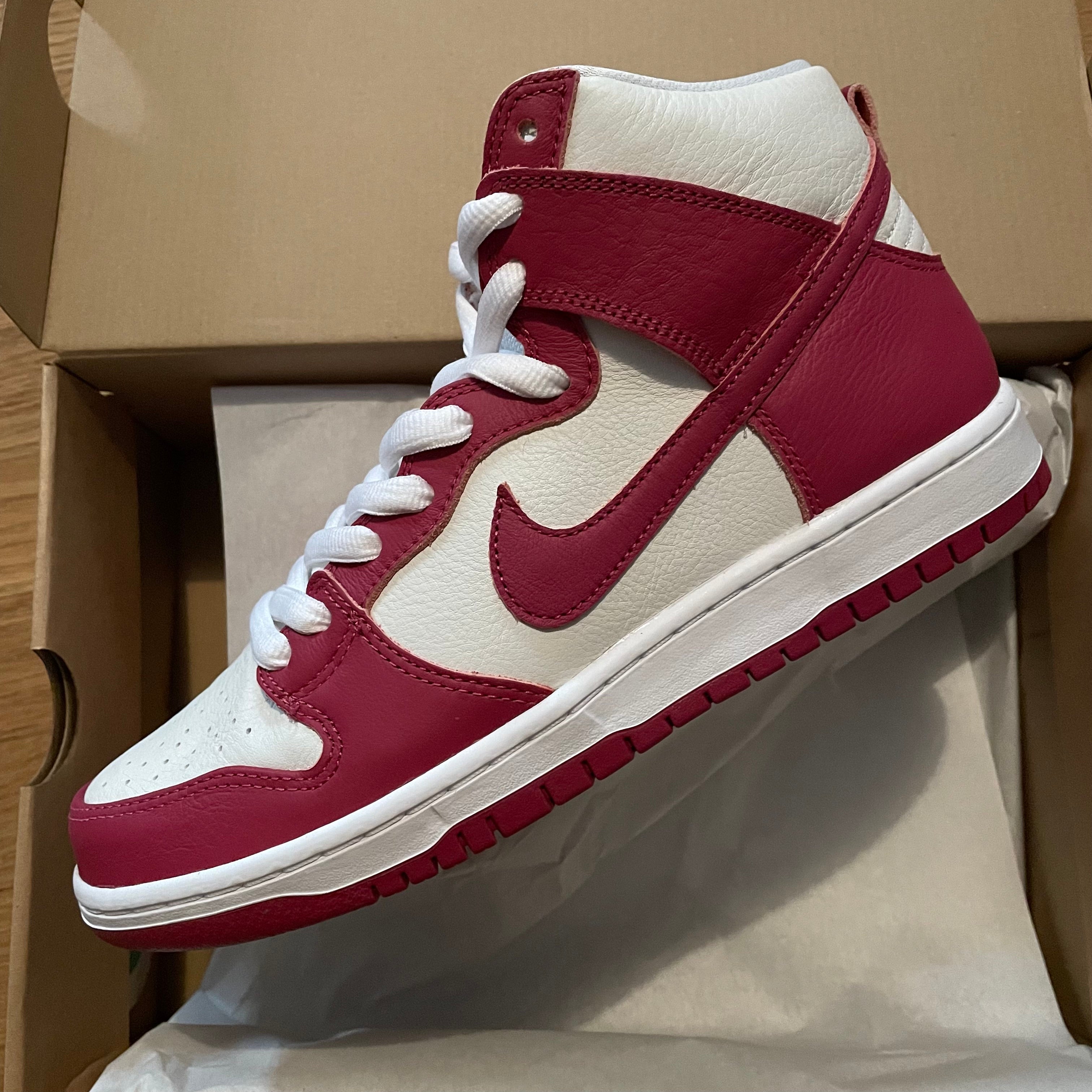 Nike SB Dunk High Pro - Sweet Beet/Sweet Beet-White-Sweet Beet - Labor  Skateboard Shop