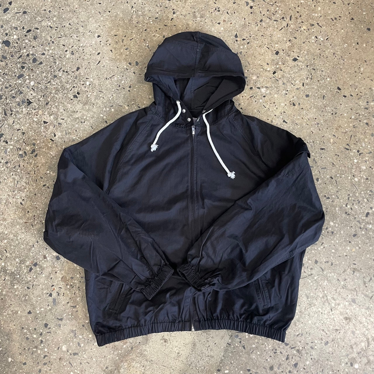 Yardsale Sunscript Hooded Jacket - Washed Black