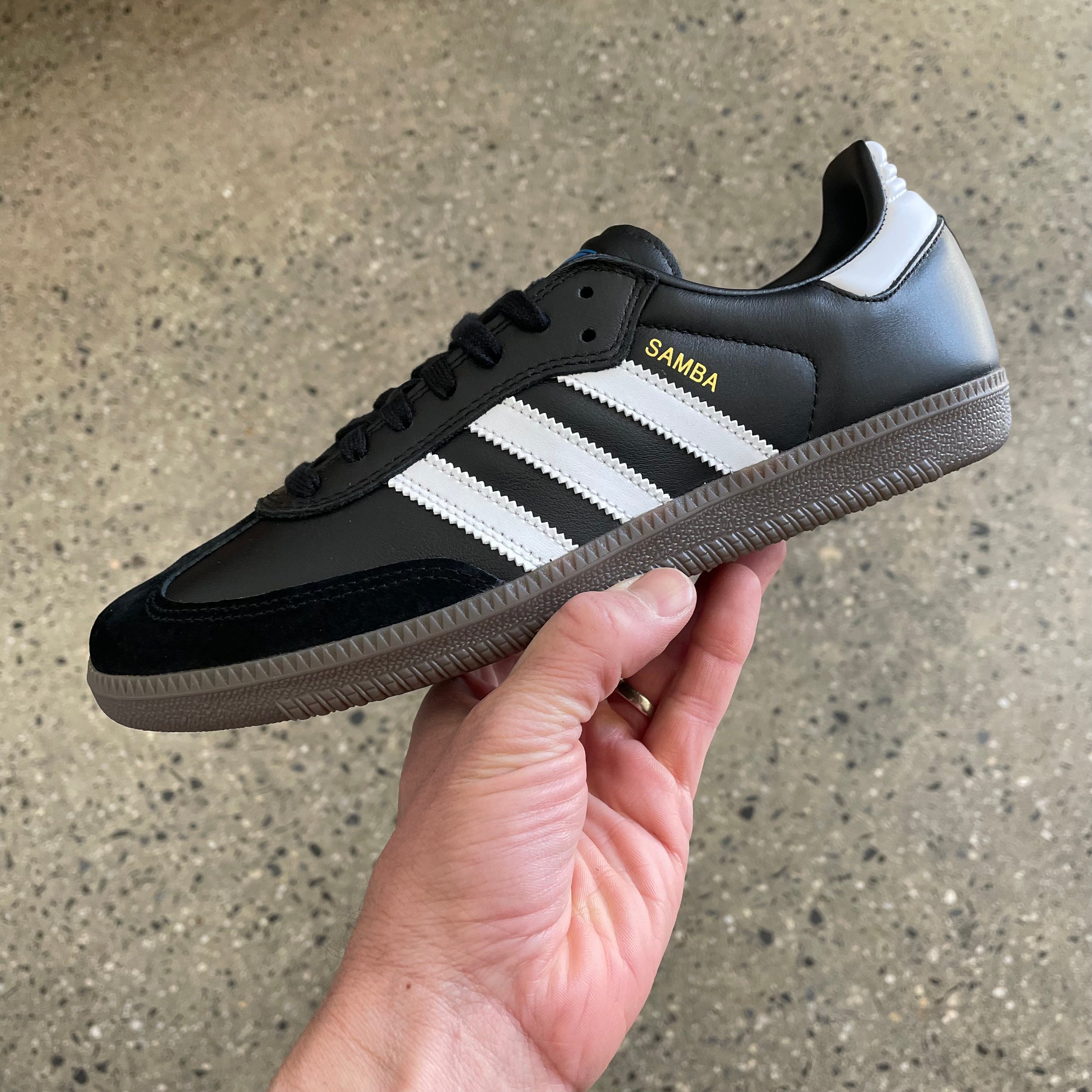 Adidas Samba ADV - Black/White/Gold Metallic