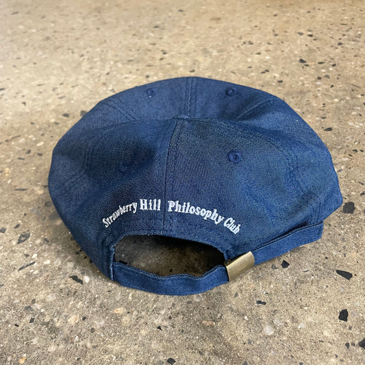 Stawberry Hill Philosophy Club Embroidered Cap - Denim